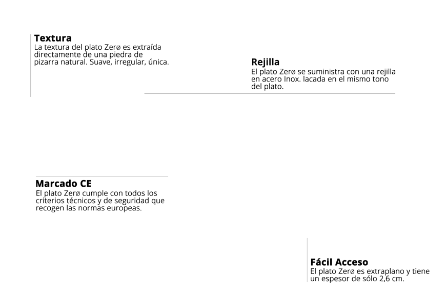 Caracteristicas plato zer0